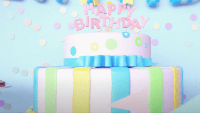 3D Polaroid Birthday Slideshow