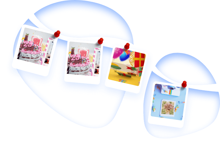 Pick an animated greeting template