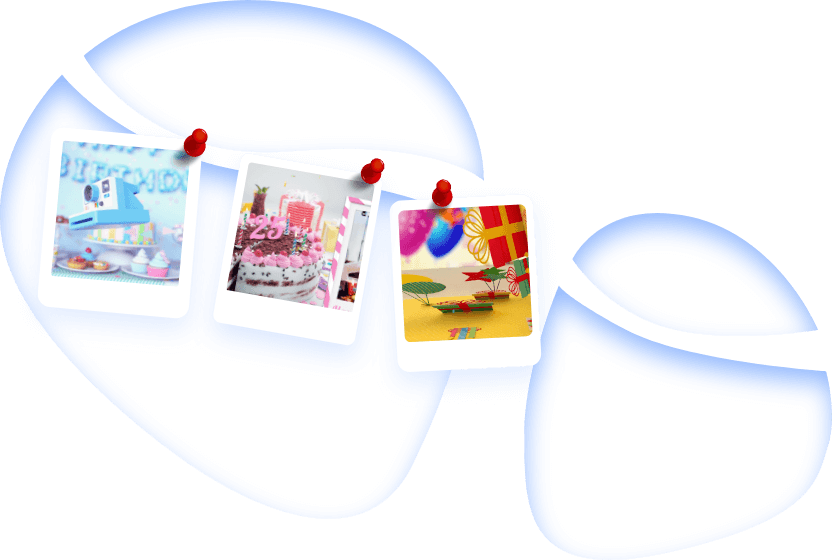 Pick an animated greeting template