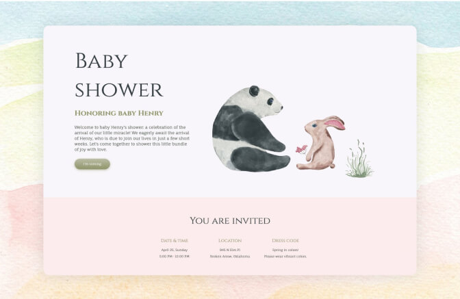 Adorable Baby Shower