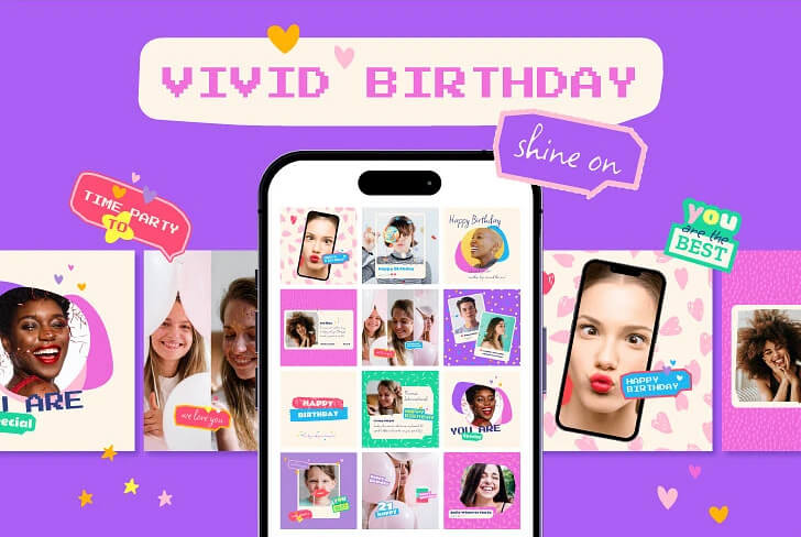Vivid Birthday SMM Kit