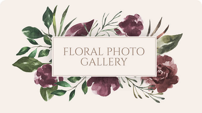 Çiçekli Fotoğraf Galerisi