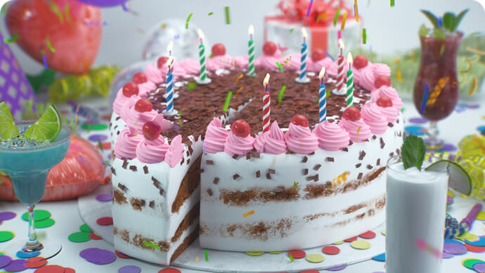 Sevimli Doğum Günü Tebrik Kartı