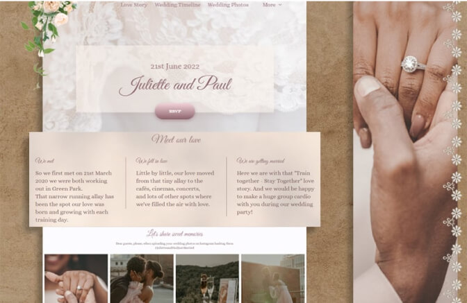 Vanilla Wedding Invitation