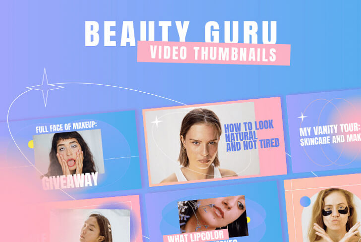Beauty Guru Video Thumbnails