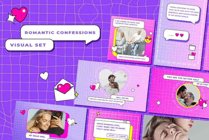 Romantic Confessions Visual Set