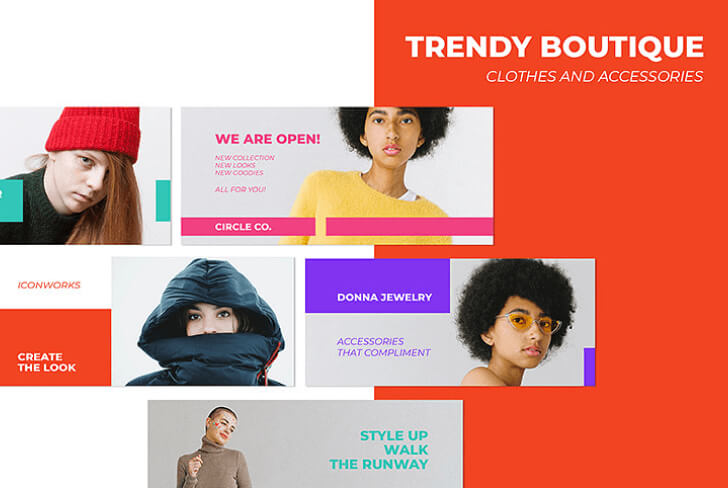 Trendy Boutique Cover Set