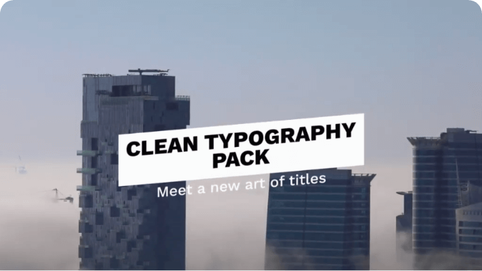 Clean Typography Pack