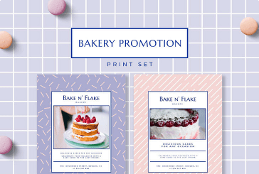 Bakery Promotion Print Set