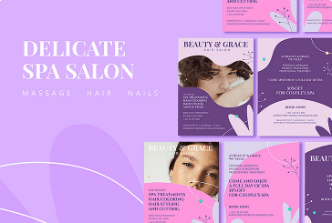 Delicate Spa Salon Printables