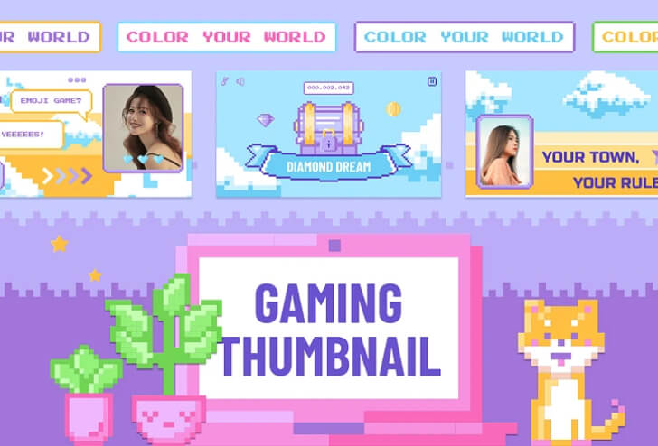 Adorable Gaming Thumbnails