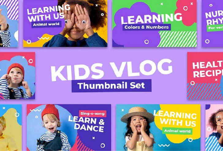 Kids Vlog Promotion Set