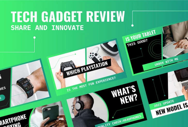 Tech Gadget Review Thumbnails