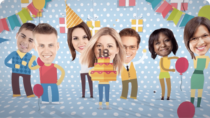 Birthday Party Video Card