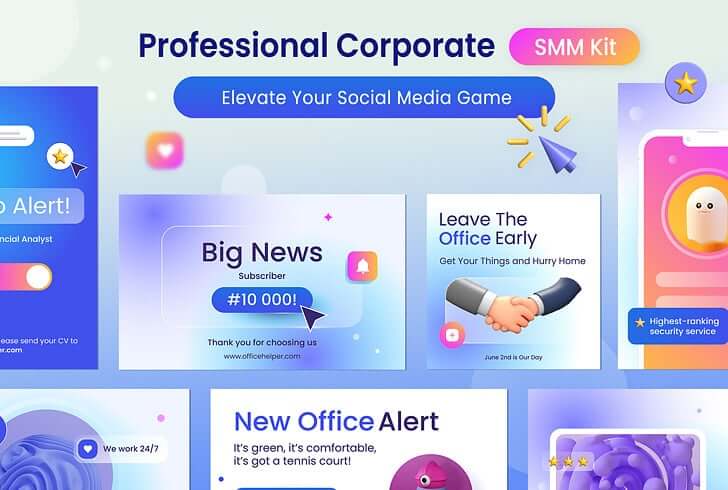 Professional Corporate SMM Kit