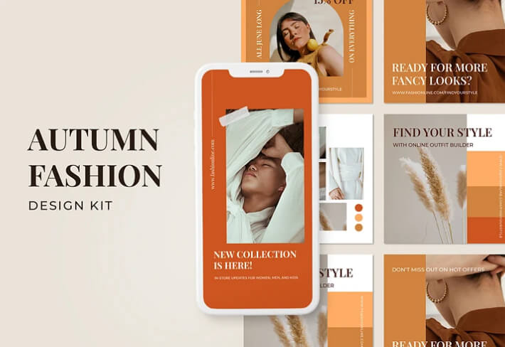 Autumn Fashion Design Kit