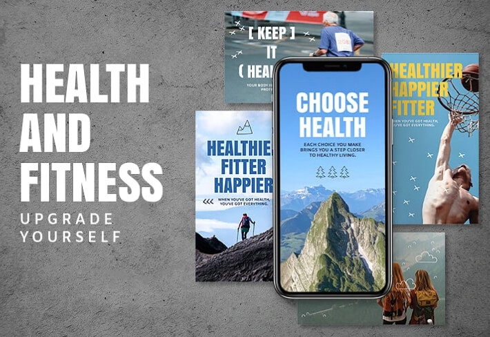 Health and Fitness Promo Set