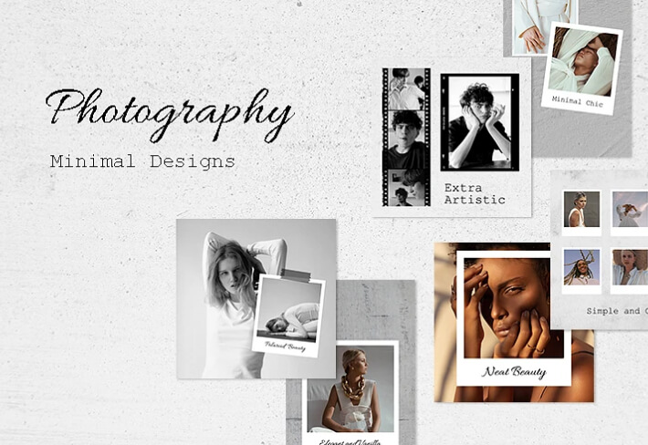 Minimalistic Photojournal Designs