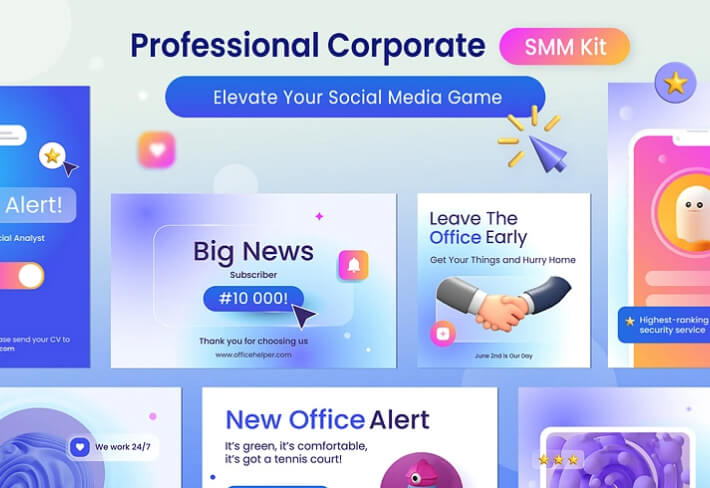Professional Corporate SMM Kit