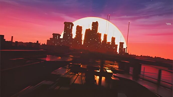 Retro Futuristic Logo Reveal