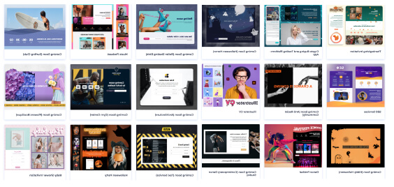 Explore the extensive library of landing page templates