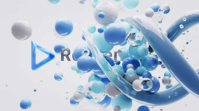 Abstract 3D Logo Reveal