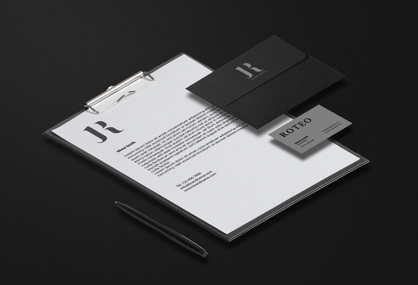 Monochrome Stationery Pack - thumbnail image