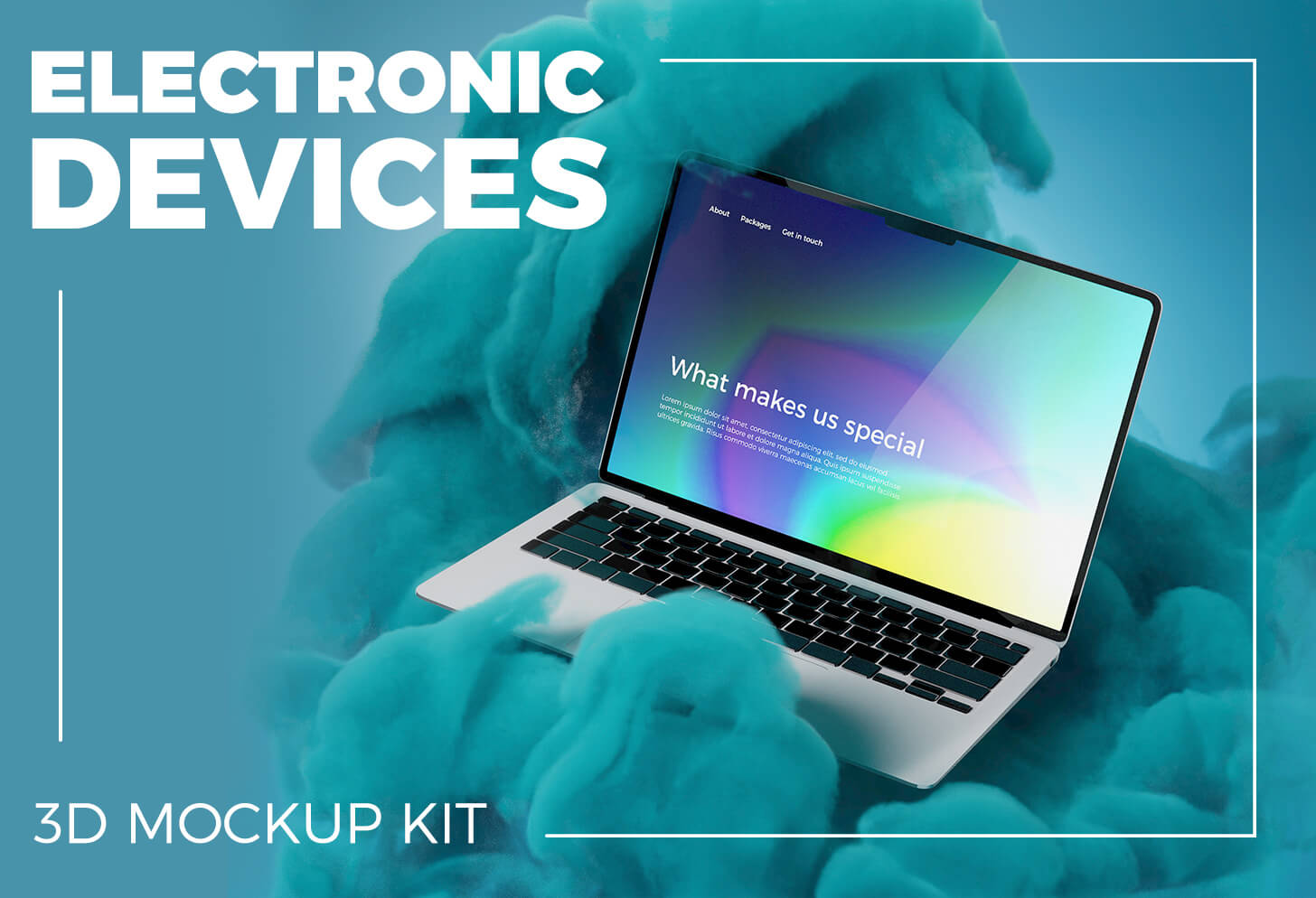 Electronic Device 3D Mockup Kit - thumbnail image