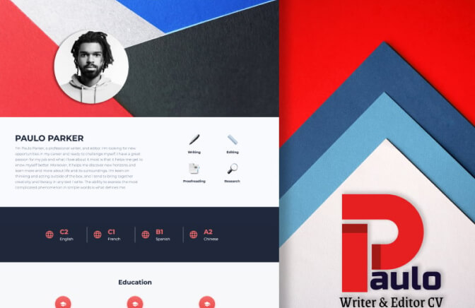 Writer and Editor CV