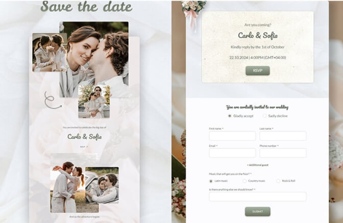 Wedding Electronic Invitation