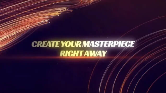 Fiery Motion Typography