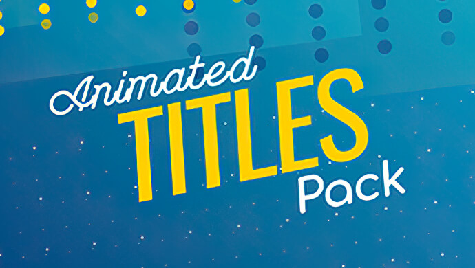 Animated Titles Pack