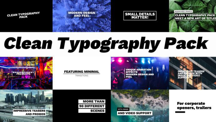 Clean Typography Pack