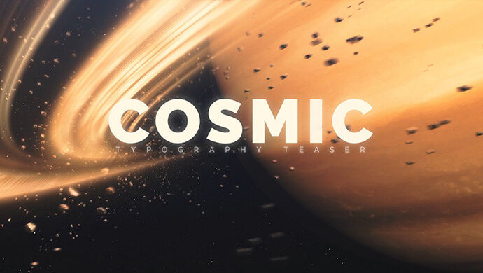 Cosmic Typography Teaser