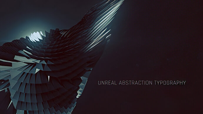 Unreal Abstraction Typography