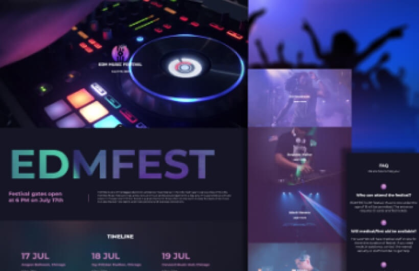 Event Website Templates image