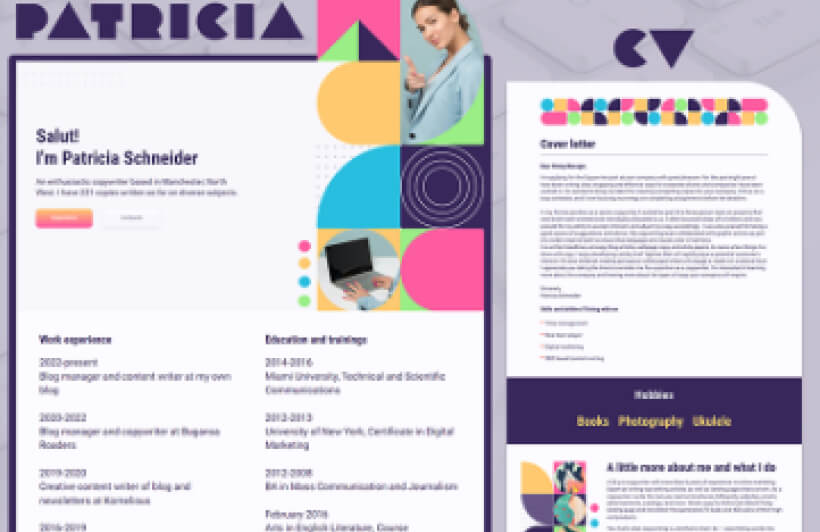 Personal Website Templates image