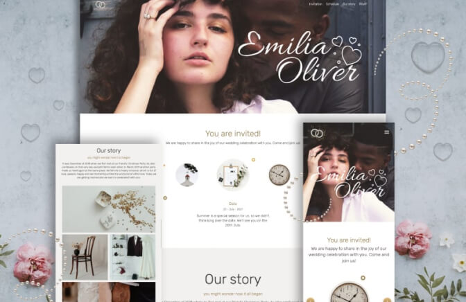 Minimalist Wedding Invitation