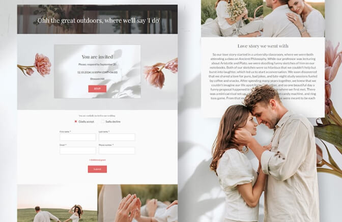 Outdoor Wedding Invitation