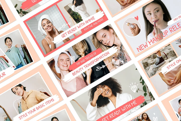 Lifestyle vlog marketing set