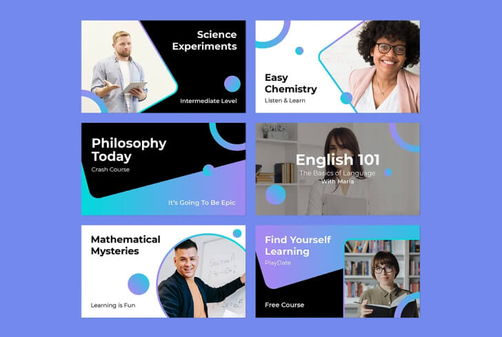 Online education promo pack